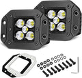 offroadtown 5 inch 100w flush mount led cubes, main product view