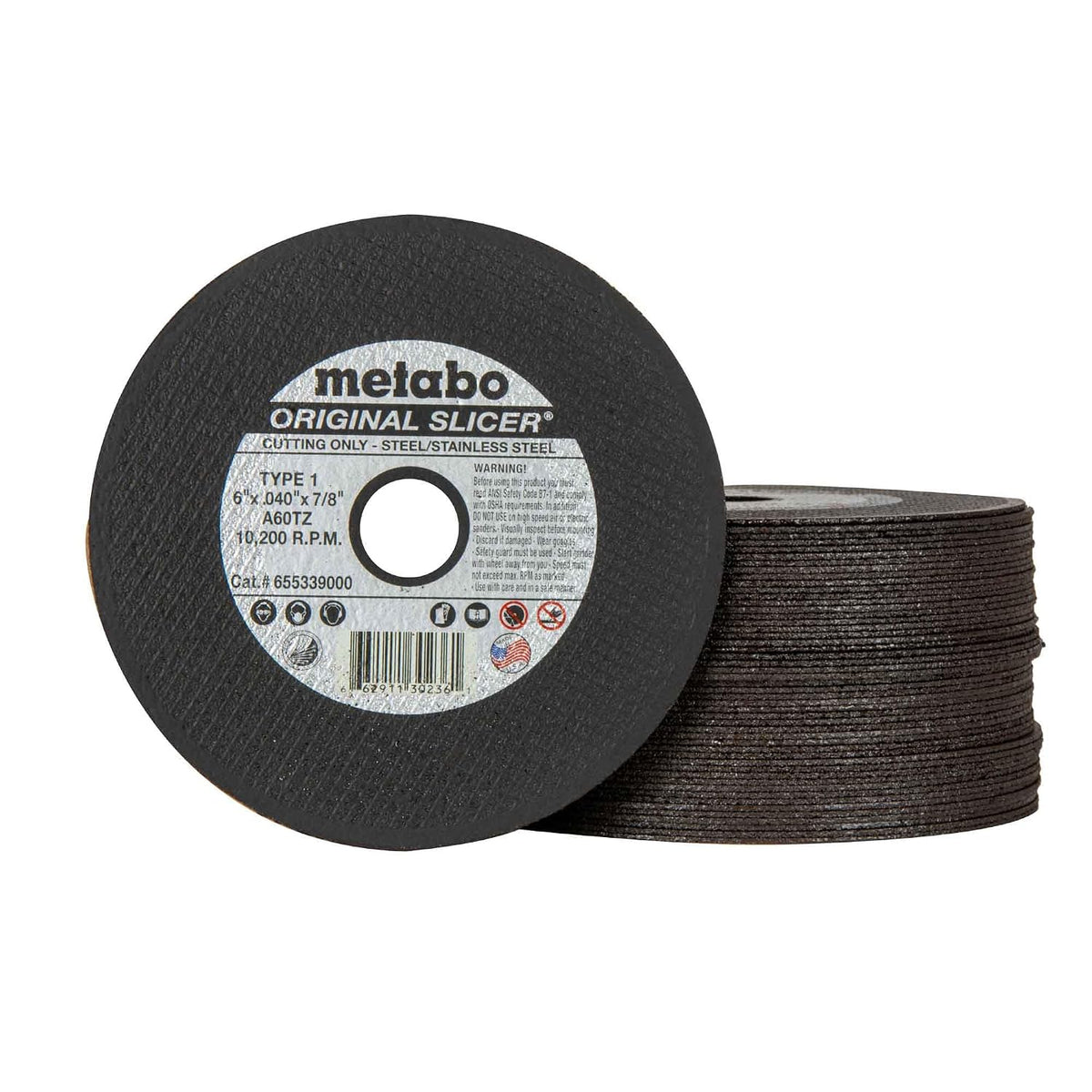 metabo 655339000 50-pack | 6-inch original slicer® cutting, main product view