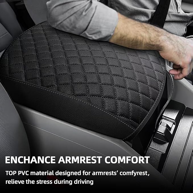 Center Console Cover Fit for 2009-2015 Pilot, Comfortable Armrest Cover - Image 3