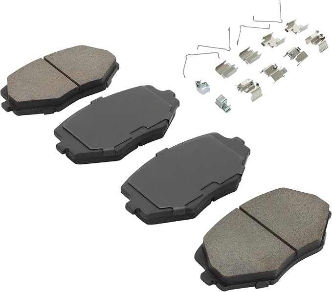 Premium Ceramic Front Brake Pads Compatible - Image 2