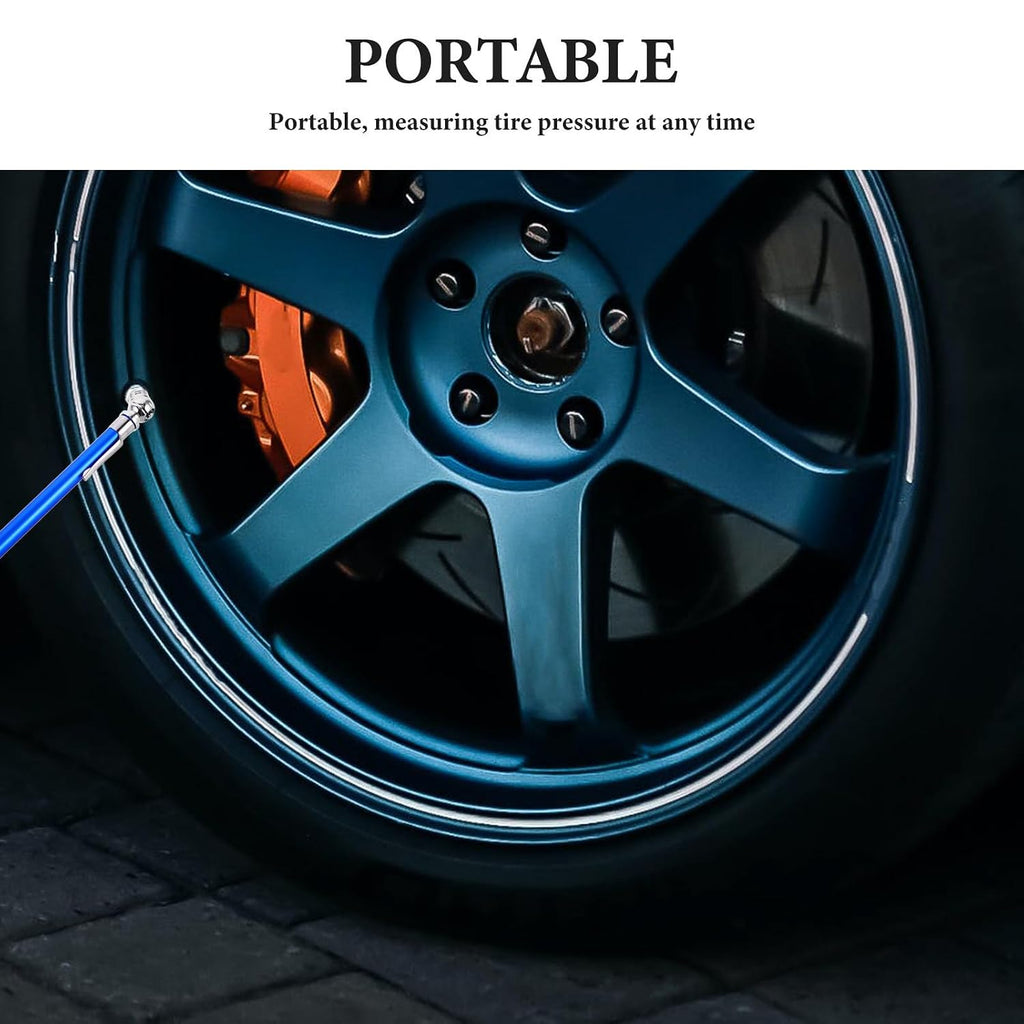 LIFKOME Portable Tire Pressure Pen Gauge for Accurate Tire Readings with Penstyle Design Aluminum Alloy Construction Compact Size for SUV