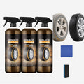 Wheel Cleaner, Cleaner Spray, Reduce Erosion, Wheel Maintenance Cleaner, Renovation, Remove Dirt, Dust, Oil Stains, Etc, on The Tire Surfaceprevents Aging and Cracking (3PCS)