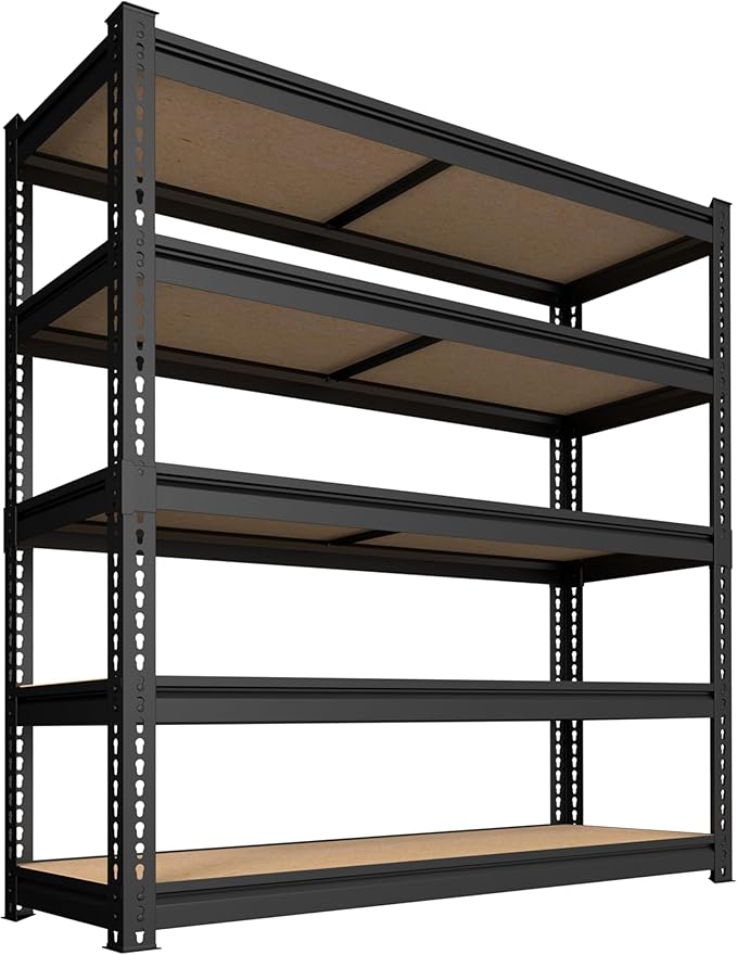 MUPATER 36" W x 18" D x 72" H Metal Storage Shelves, Heavy Duty Utility Shelf by MUPATERHome
