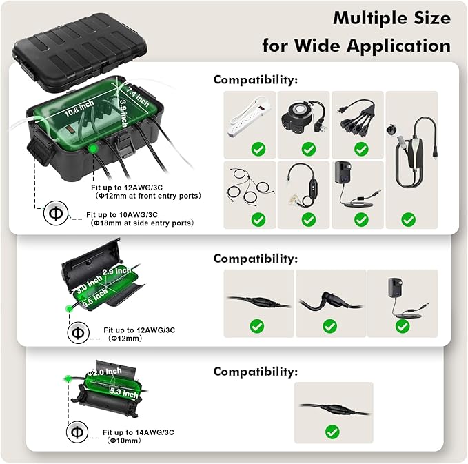Flemoon Outdoor Extension Cord Safety Cover - Image 6