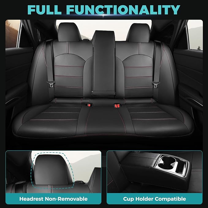 for Toyota Camry Seat Covers Hybrid LE SE 2018 2019 2020 2021 2022 2023 2024 - Image 5