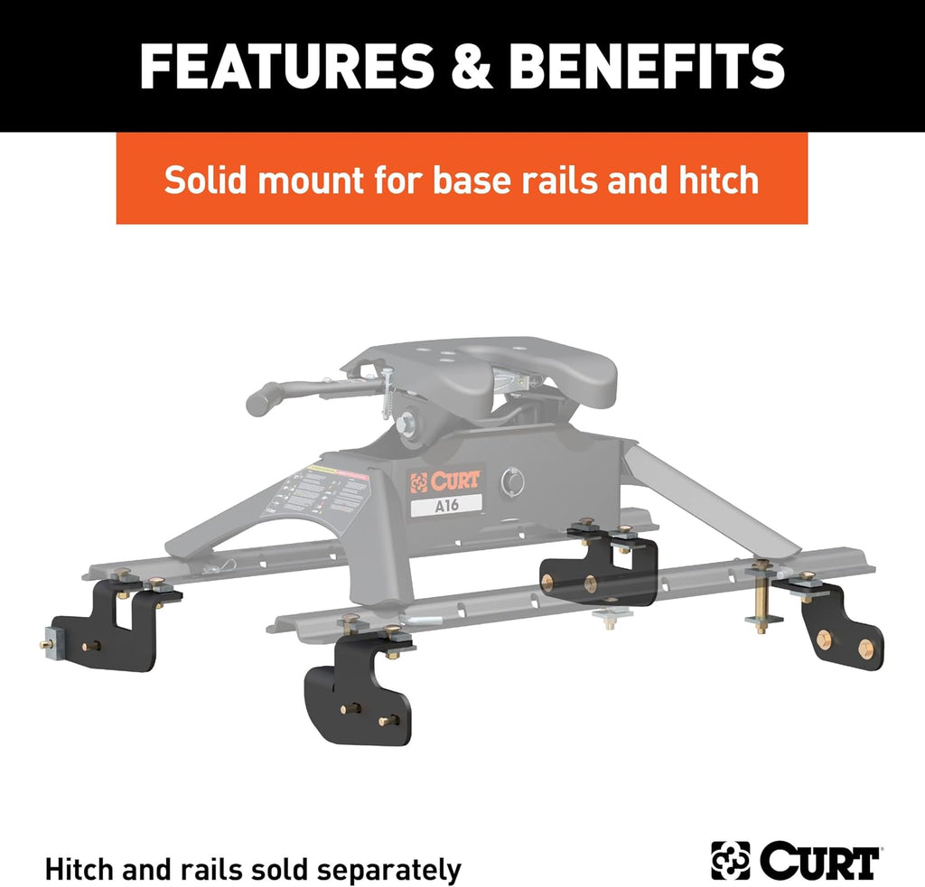 Curt 16427 Custom 5th Wheel Bracket Kit for Ram 2500