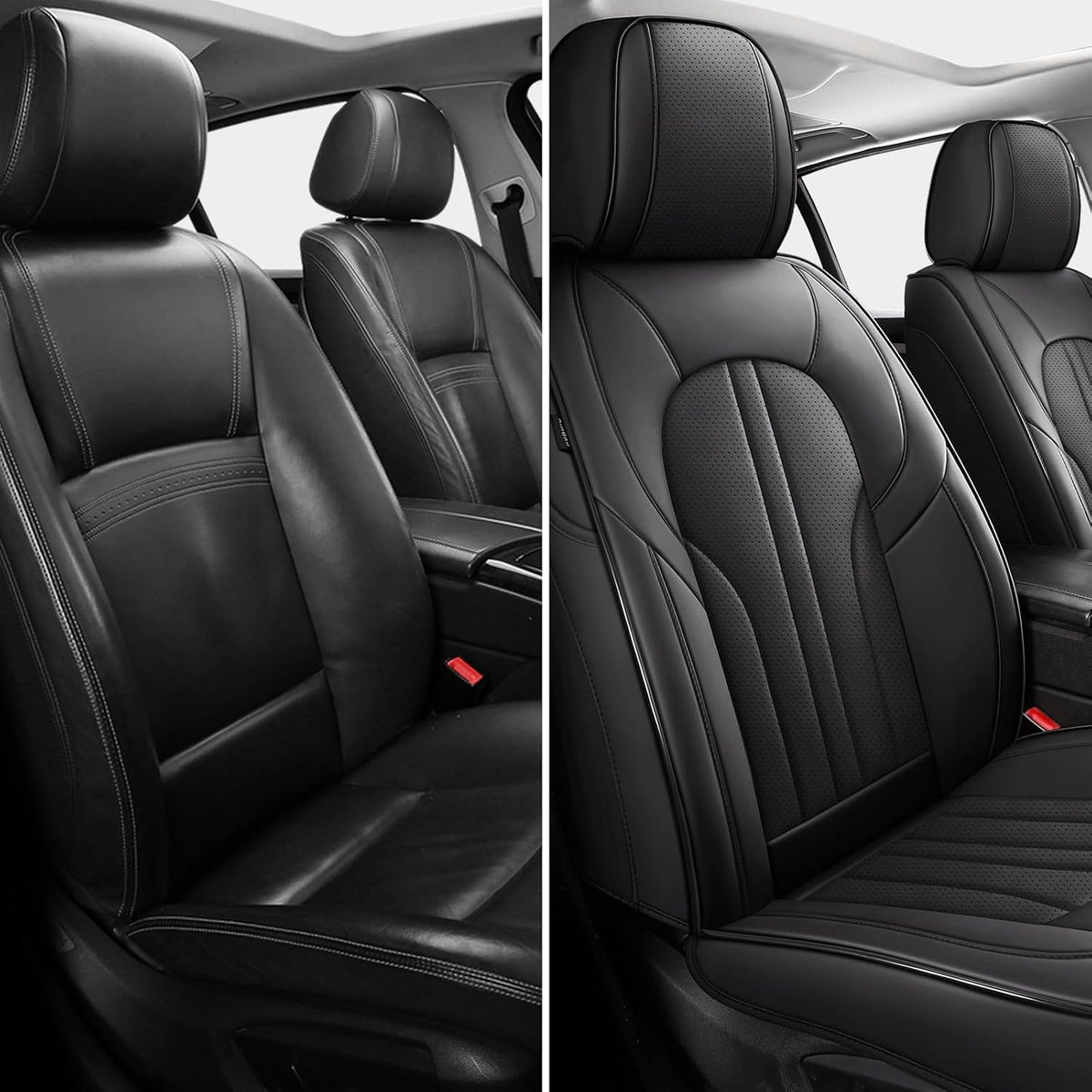 mingbron front car seat covers,car seat protector waterproof,seat, close-up detail