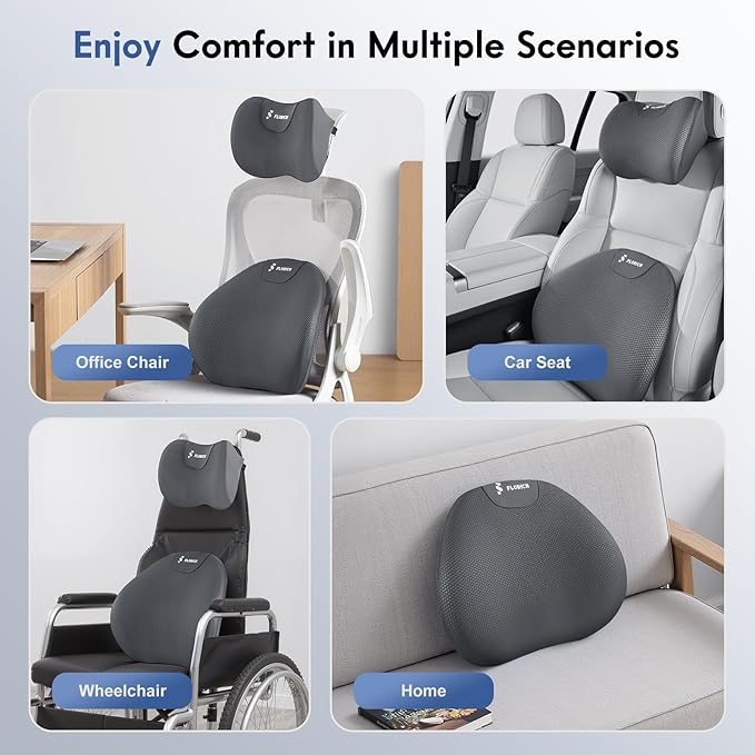 FLORICH Lumbar Support Pillow and Neck Pillow - Image 8
