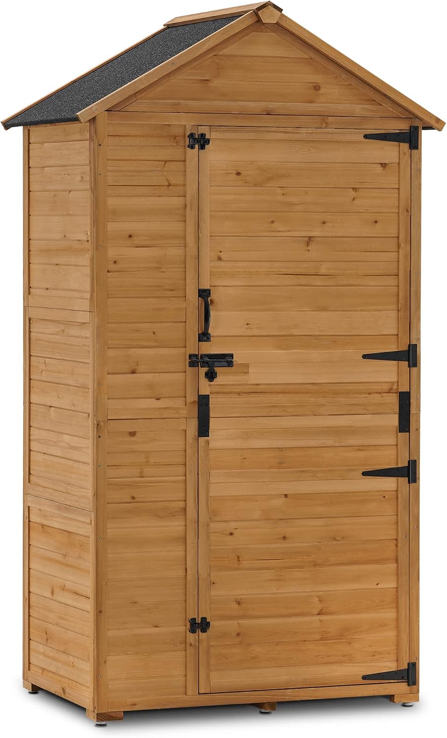 mcombo large outdoor storage cabinet with 3 shelves, main product view