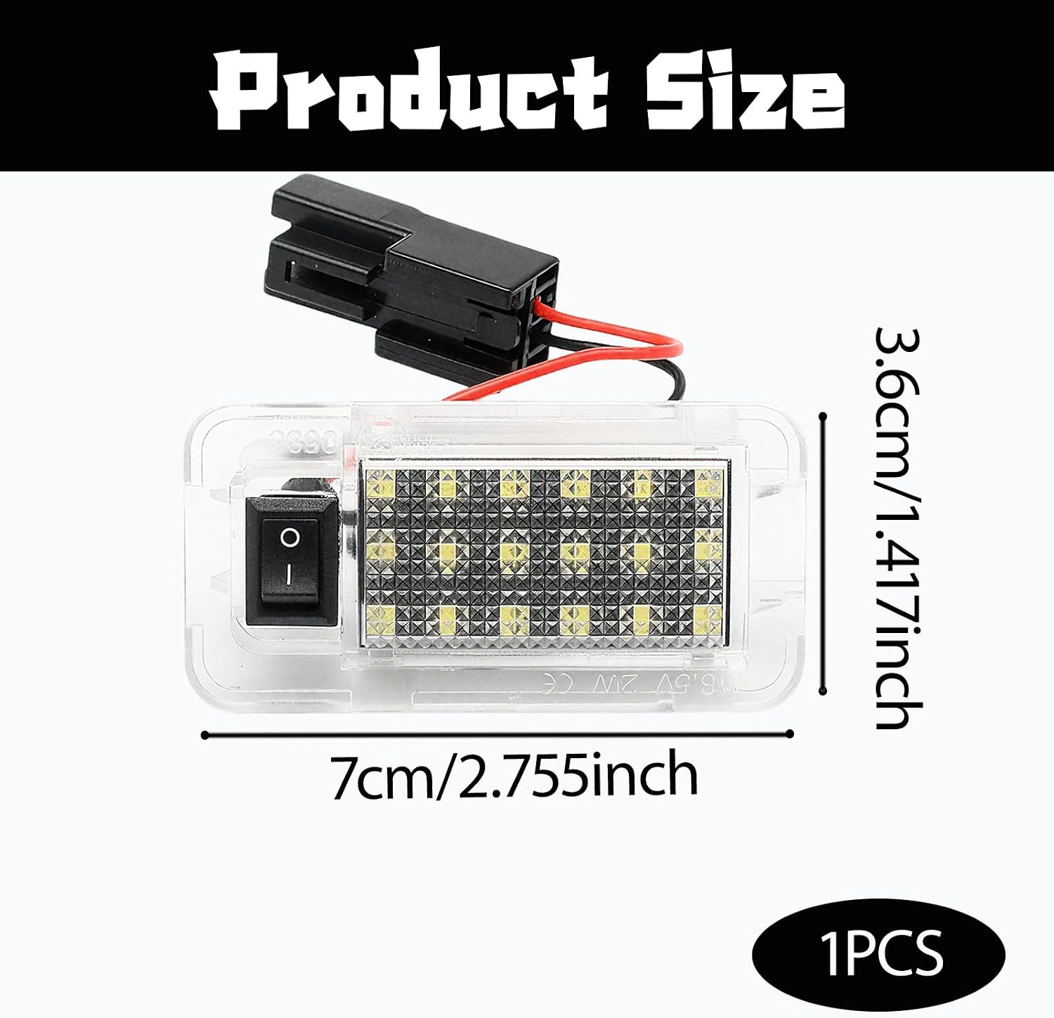 LED Luggage Compartment Light Fits for Toyota RAV4,Trunk Ceiling Lights Lamps,Decorative Atmosphere Lamp,Interior Replacement LED Lights Lamps,Car Accessories (for Toyota RAV4 2019-2021)