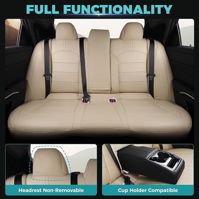 for Toyota Camry Seat Covers Hybrid LE SE 2018 2019 2020 2021 2022 2023 2024 - Image 5