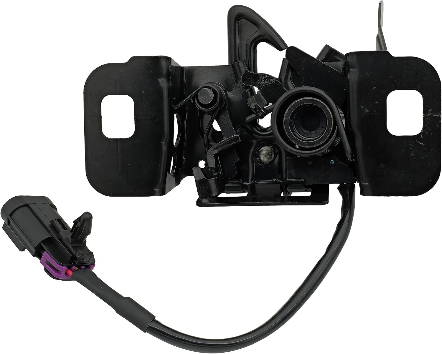 NOVAPARTS Hood Latch GM1234132 84460937 for 2015-2019 GMC Sierra Chevy Silverado 2500 HD 3500 HD 6.0L 6.6L Replaces 85574822, Black w/Remote Start