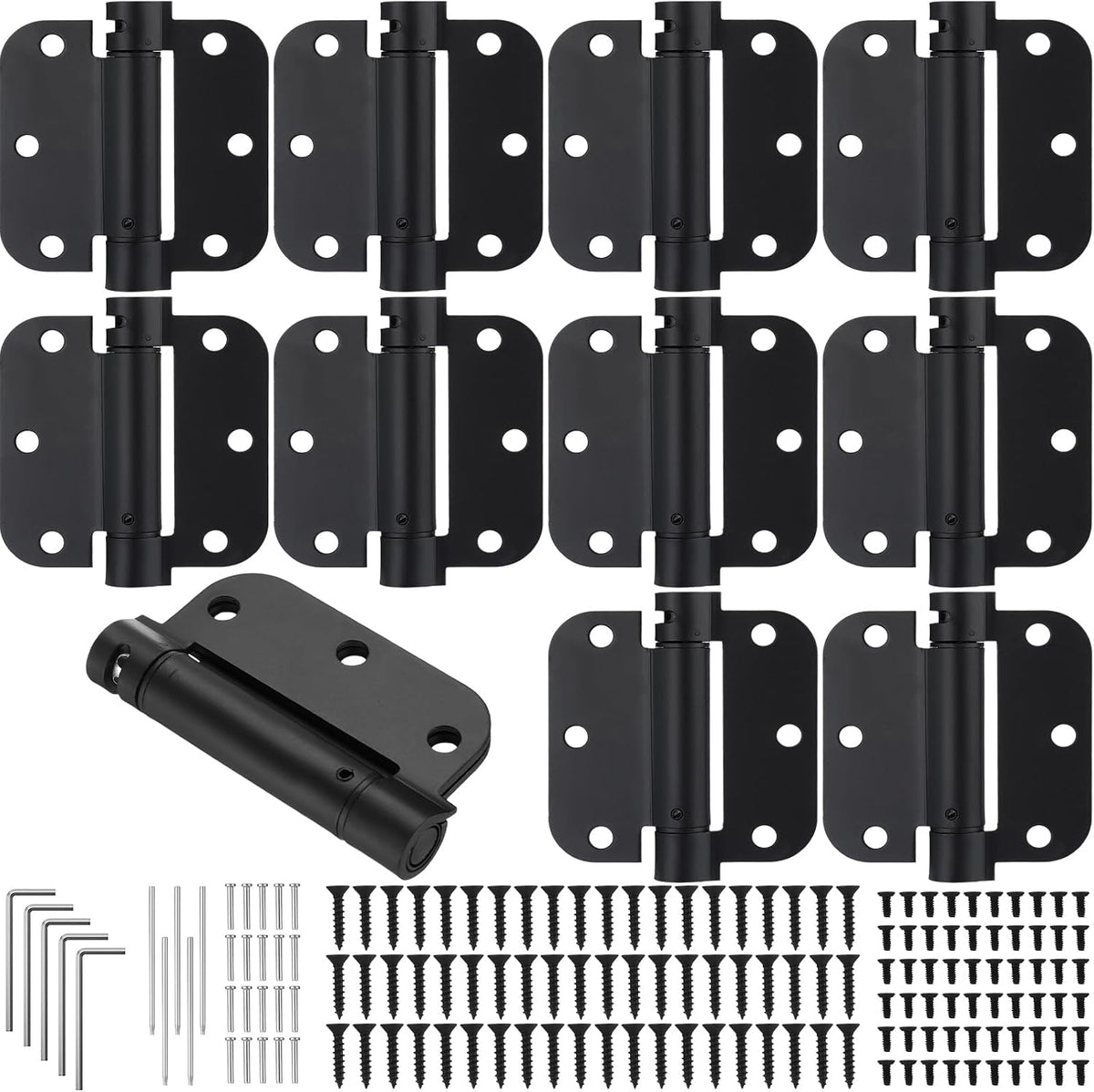 yaocom 10 pcs self closing door hinge 3.5'', main product view