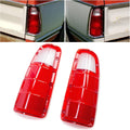 ECOTRIC Pair Tail Light Lens Cover ONLY Compatible with 1972-1980 Dodge Truck & Plymouth Power Wagon