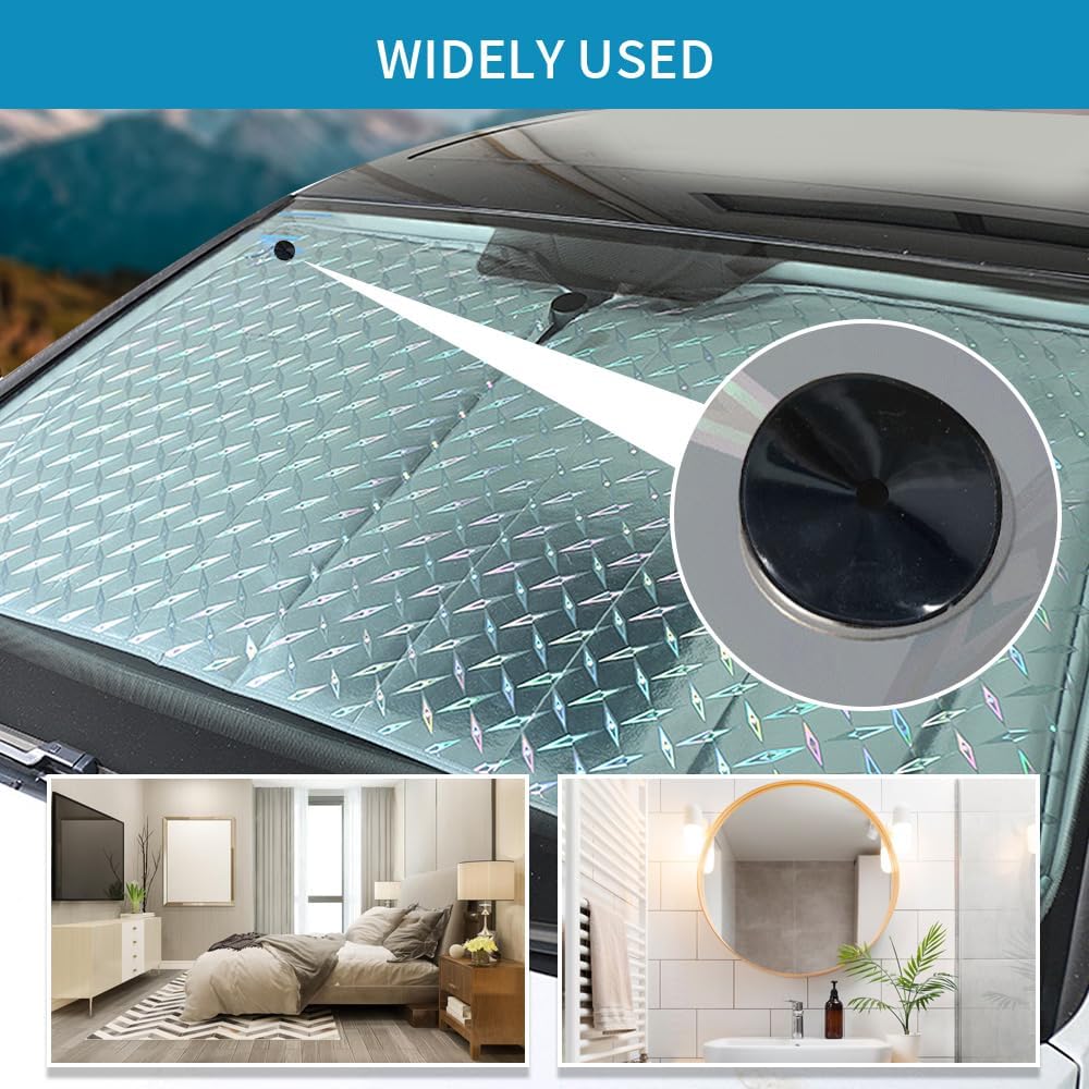 24PCS Car Glass Windshield Sunshade Suction Cups, Car Window Shades Suction Cups, Pull Ring Sun Visor Suction Cups, Universal Car Accessories Suction Cup Hooks for Car Windows Kitchen Bathroom