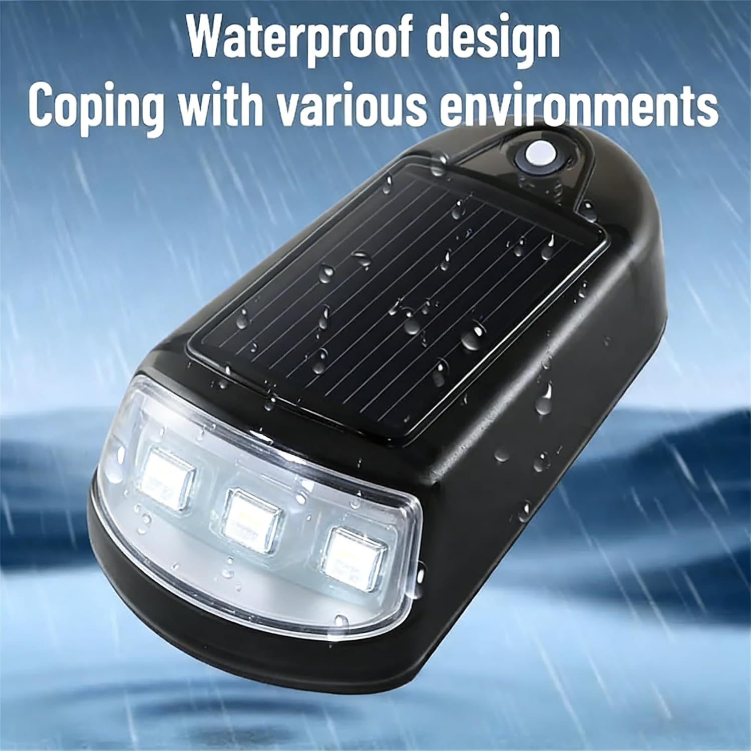 Waterproof Solar Car Roof Light with Remote, Wireless Solar Cab Lights for Truck, No Drill 8 Color LED Roof Marker Lights (5)