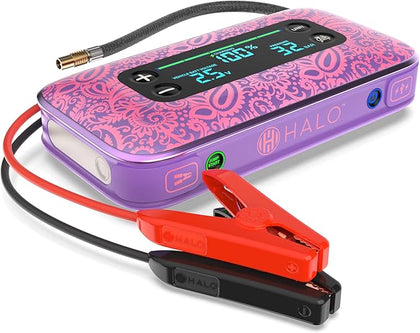 HALO Bolt Air+ 1750 Portable Car Battery Jump Starter | 130 PSI Air Compressor