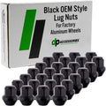 DPAccessories Lug Nuts Compatible with 2021-2026 Ford Bronco | Black OEM Style | for Factory Aluminum Wheels Only | Set of 27 Wheel Nuts | DFOBRO06F-BK/1
