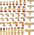 cheemuii 43 pcs brass dot air line fittings, main product view