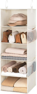 storageworks hanging closet organizer for small closets, 5, main product view