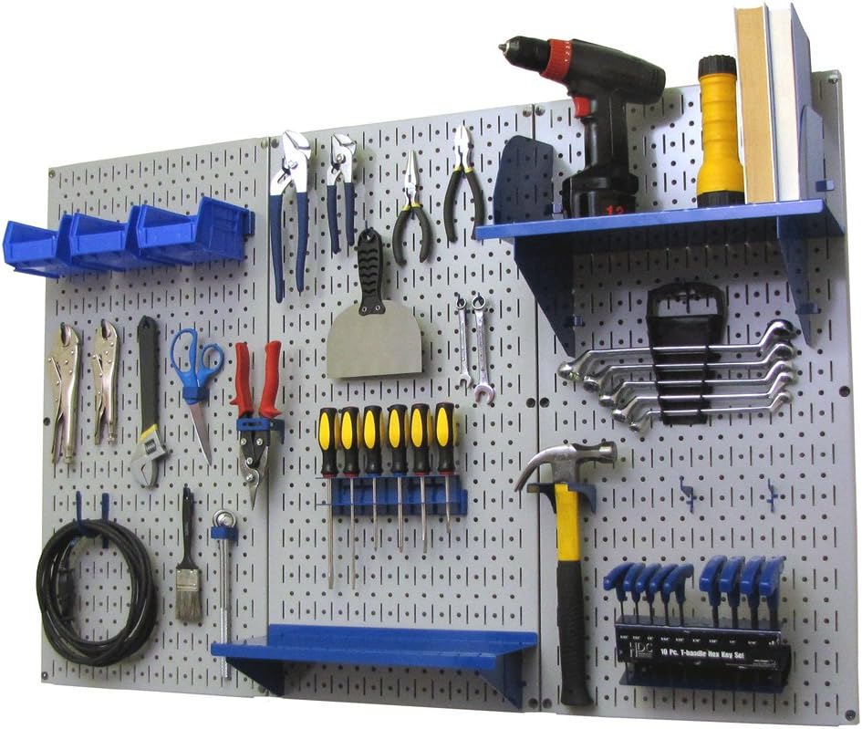 wall control pegboard organizer 4 ft. metal pegboard, main product view