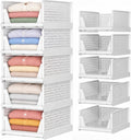 snslxh closet organizers and storage, 5 pack stackable, main product view
