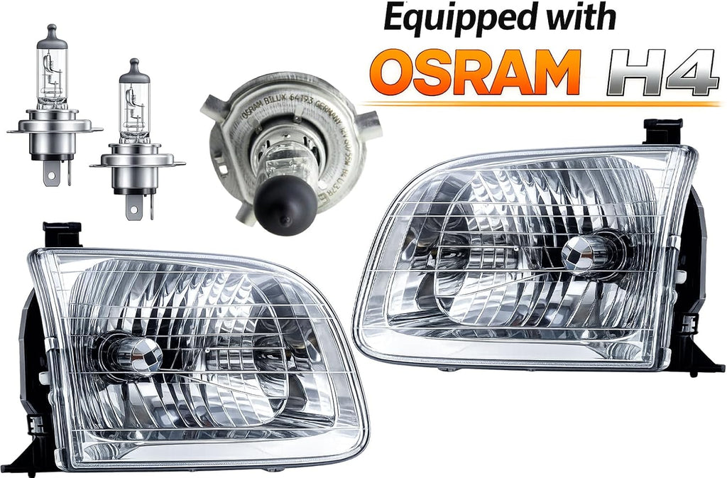 APA Replacement for Headlights and Corner Signal Lights 2000-2004 Tundra (Double Cab ONLY) 2001-2004 Sequoia TO2503144 TO2502144 TO2531143 TO2530143 COMBO PAIR