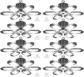 8 Pack 220W Garage Light Ceiling Led Deformable LED Shop Lights by Eqquorva