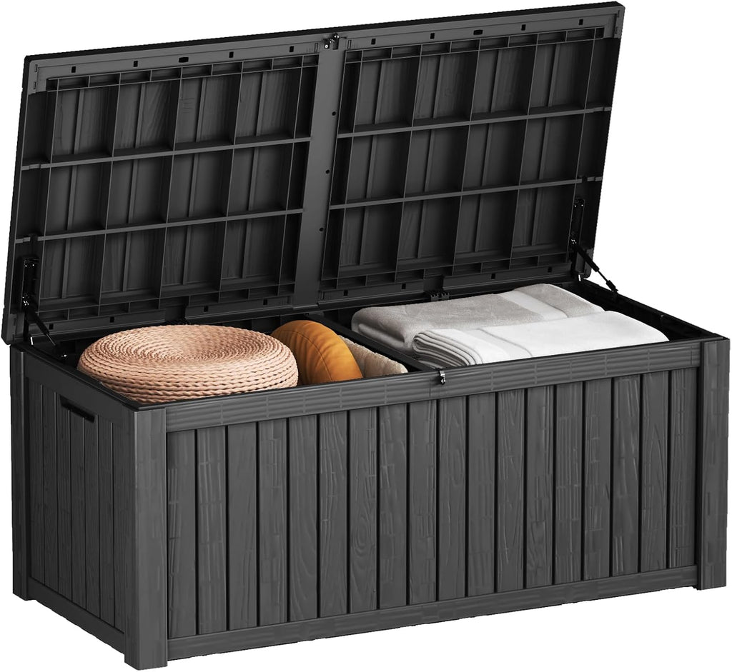 tarkari 180 gallon outdoor storage box waterproof, resin, main product view