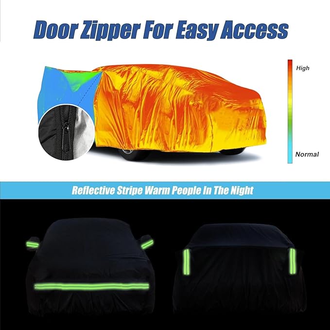 Waterproof Car Covers for 2010-2023 Chevy Camaro Custom Heavy Duty Waterproof - Image 6
