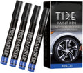 Abrasion Resistant Tire Paint Labeling Markers Tool Fade Proof Long Lasting High Coverage Markers for Bike Maintenance Ergonomic Tire Marker Design