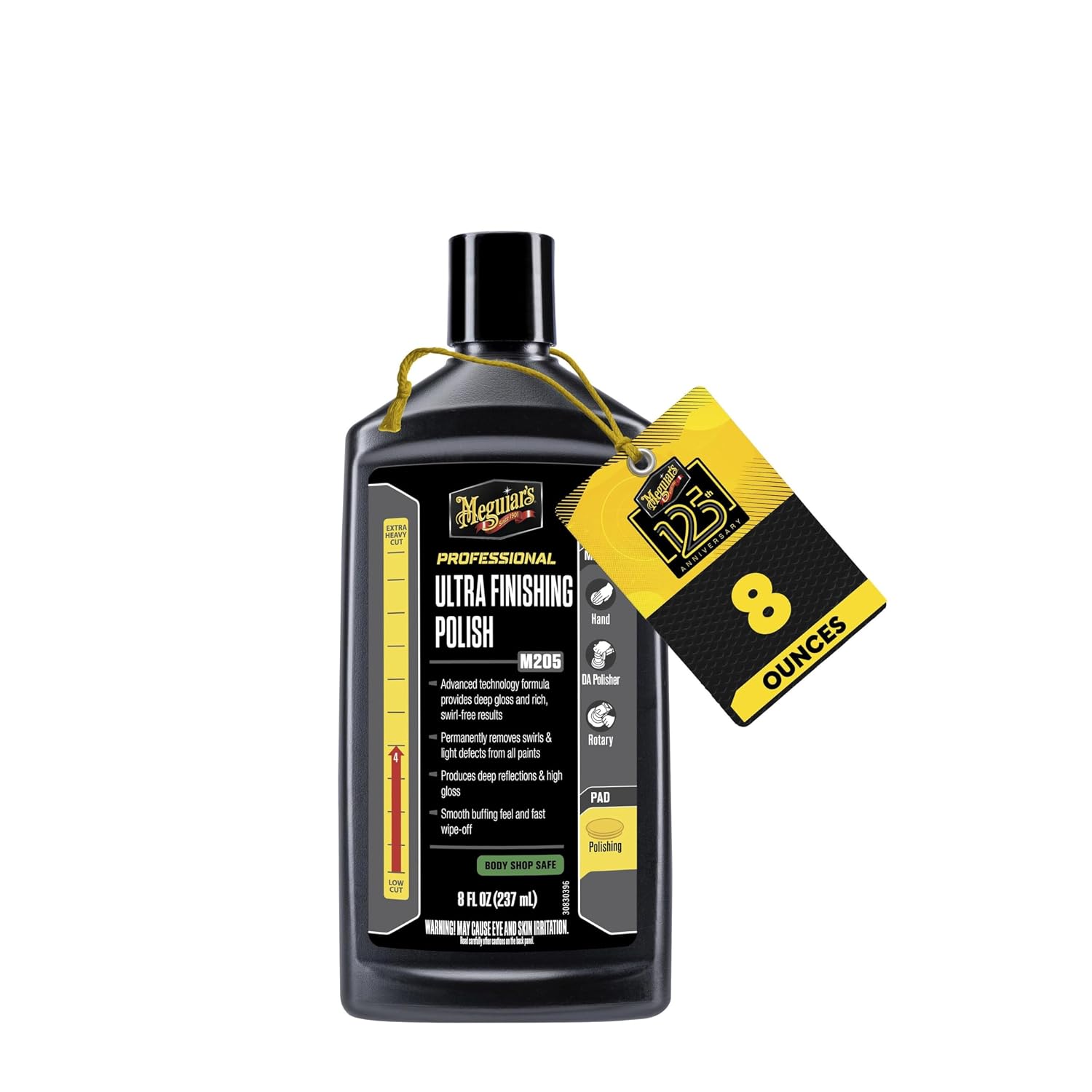 Meguiar's M20508 Mirror Glaze Ultra Finishing Polish -8 Oz Bottle