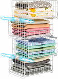 hongtamoya 4-tier sliding closet organizers and storage shelves, main product view