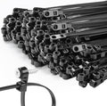1000 PCS 12 inch Black Zip Ties by MasiStranth