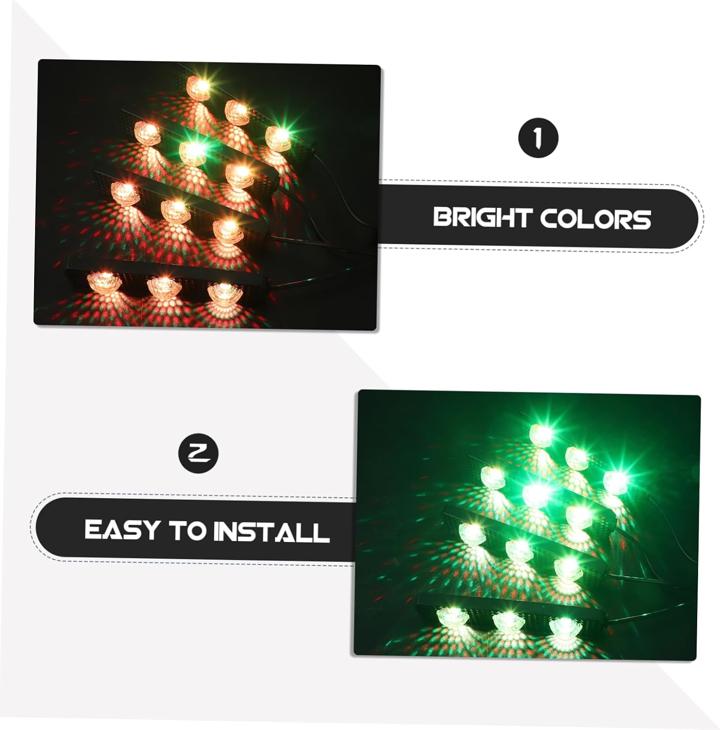 PRETYZOOM 1pc Led Car Underbody Lights Car Atmosphere Lamp Sound Controlled Sturdy Construction Low Power High Brightness for Interior