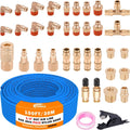 cheemuii 37pcs 1/4 brass dot air line fittings, main product view