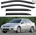 Window Visors Rain Guards Shield by YQAUTEC
