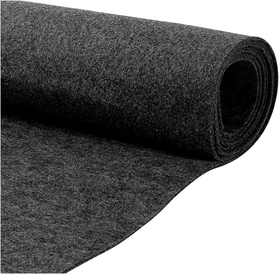 78"x26" Underfelt Carpet for Car, High Grade Felt Fabric Durable Underfelt Car Subwoofer Carpet Liner, Automotive Trunk Liner Felt Roll for Speaker RV Truck Marine Boat Home