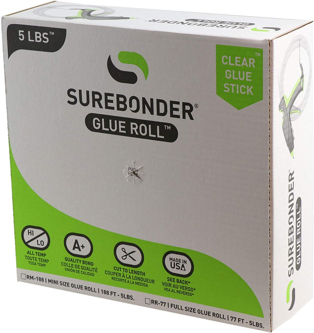 surebonder mini size 188 ft all purpose long shown in use