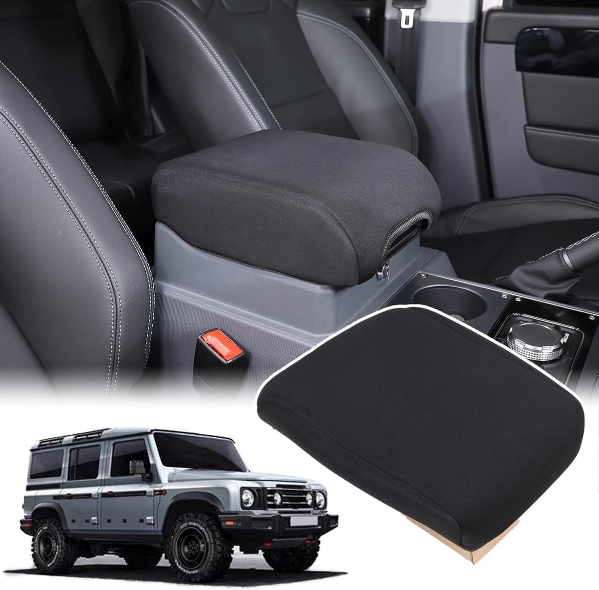 Car Armrest Box Cover Protector Compatible