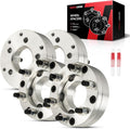 Torchbeam 5x4.5 to 6x5.5 Wheel Adapters 2 inch,M12x1.5 Thread Pitch, 74mm Hub Bore - for CR-V, Camry, Accord, Civic, RAV4, Highlander, Tacoma, Sienna, Escape, MDX, HR-V,Change Bolt Partern, 4pcs