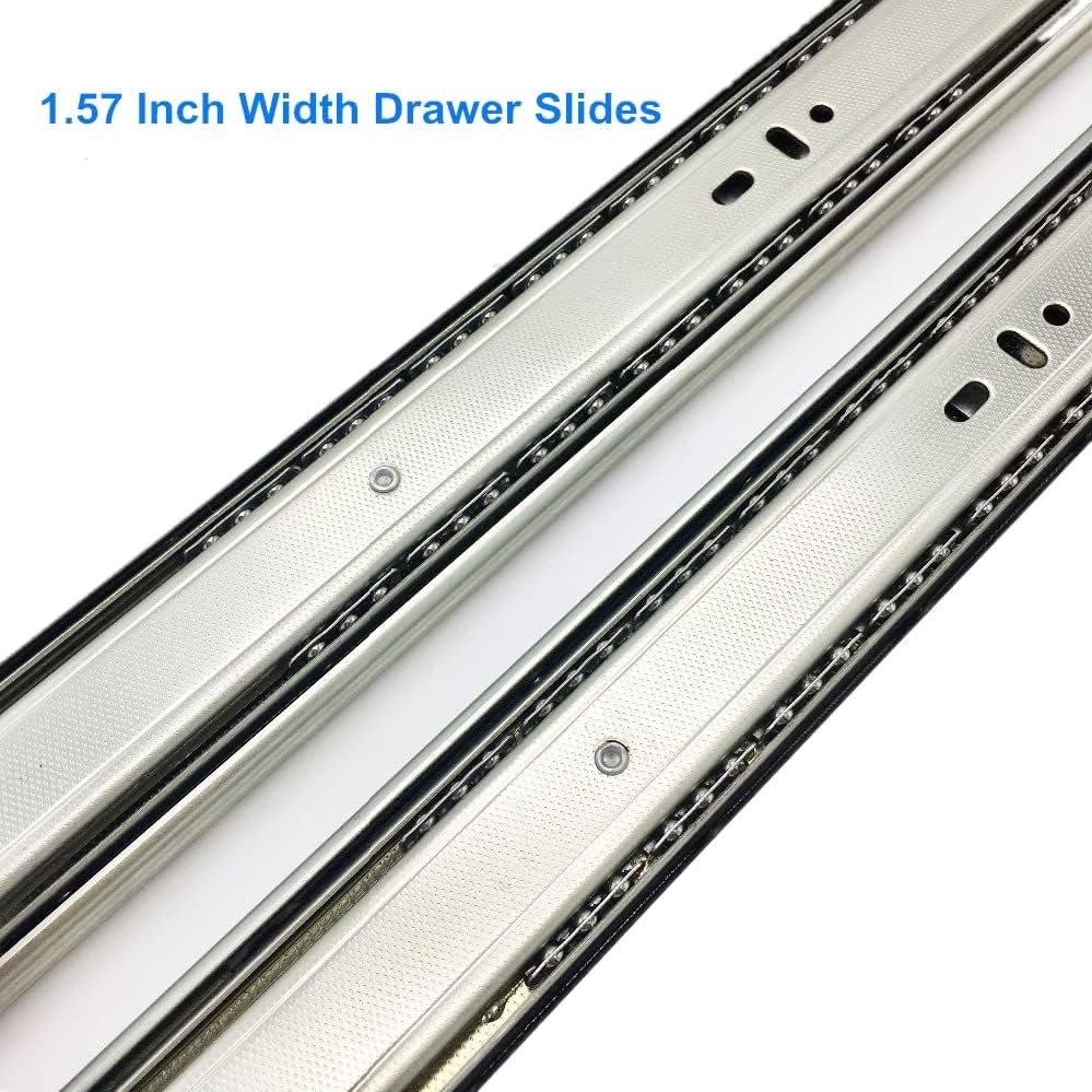 10 pairs of 12 inch full extension drawer shown in use