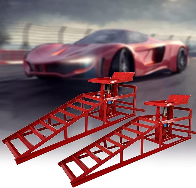 BLVD-LPF OBEY YOUR LUXURY 2 Pack Hydraulic Car Ramps 10000lbs 5T 11000lbs Low - Image 7