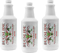 BugSlide 32 Oz Cleaner Refill for Spray Bottles & Travel Kits - All Surfaces Cleaning and Detailing Solution for Vehicle Interior and Exterior Use - Shines, Degreases, Polishes, 3pk