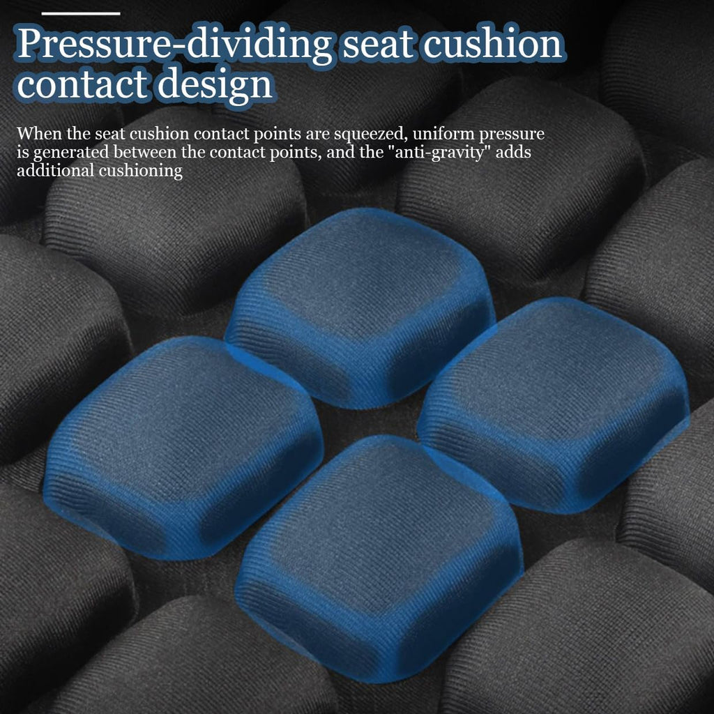 2PCS Motorcycle Seat Cushion for Kawasaki KLX 300 1999-2024, 3D Breathable Shock Absorbing Gel Seat, Anti-Slip Design Cool & Comfortable Ride for Long Distance Riding
