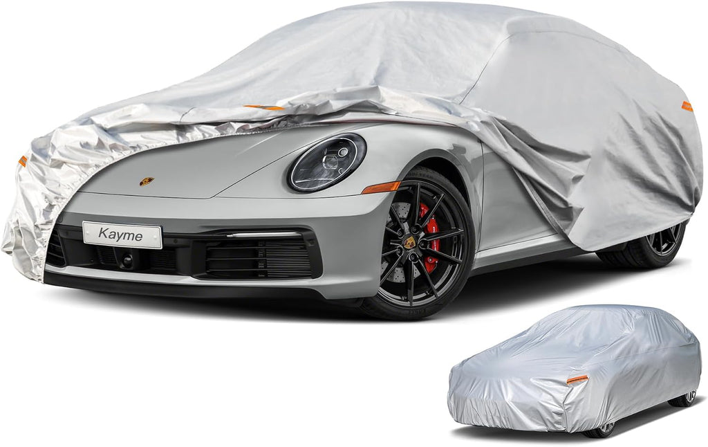 Kayme 6 Layers Car Cover Waterproof All Weather