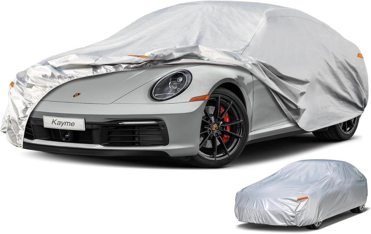 Kayme 6 Layers Car Cover Waterproof All Weather