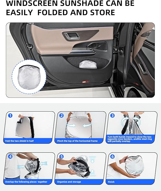 Custom Fit Tundra 2021 Windshield Sun Shade Window Sunshade - Image 4