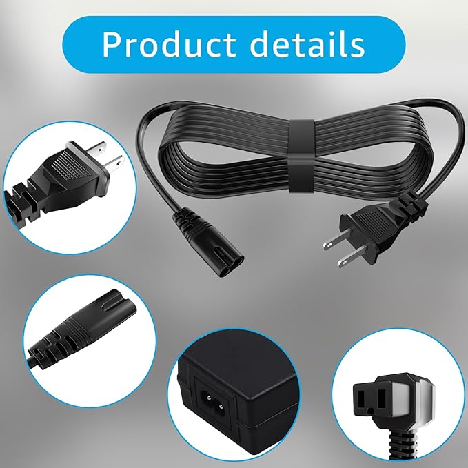 Car Refrigerator Power Adapter.AC/DC AC Power Cord Suitable - Image 3