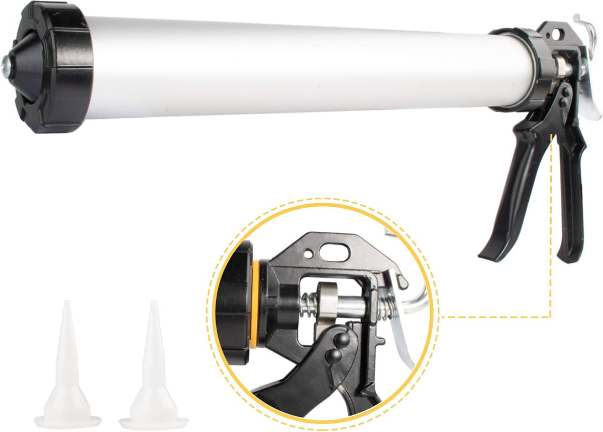 sealant sausage caulking gun with aluminum cartridge 600ml/20oz, main product view